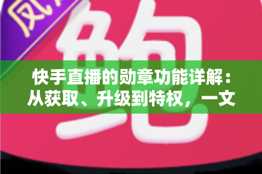 快手直播的勋章功能详解：从获取、升级到特权，一文读懂勋章全部玩法