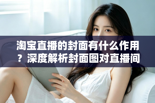 淘宝直播的封面有什么作用？深度解析封面图对直播间流量的决定性影响