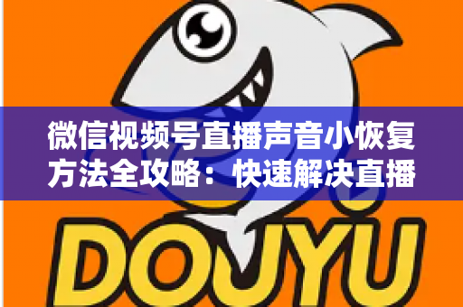 微信视频号直播声音小恢复方法全攻略：快速解决直播音量过低问题的实用指南