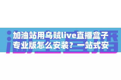 加油站用乌贼live直播盒子专业版怎么安装？一站式安装教程与实操避坑指南助您快速上手