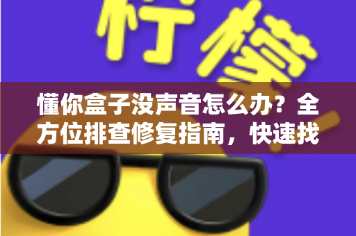 懂你盒子没声音怎么办？全方位排查修复指南，快速找回清晰音效